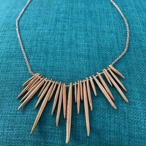Rose Gold Tone Unique Necklace